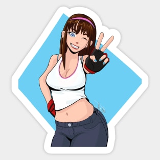 Hitomi, the Fist of Innocence Sticker